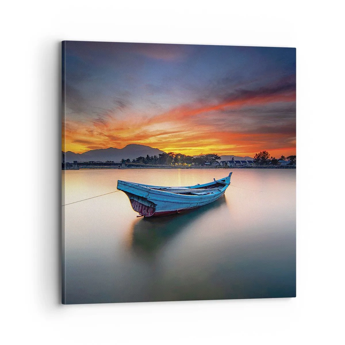 Impression sur toile - Image sur toile - Une bonne nuit arrive - 70x70 cm