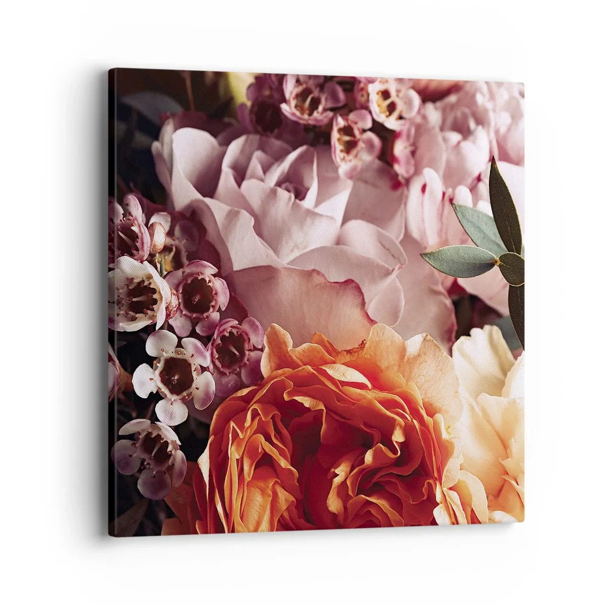 Impression sur toile - Image sur toile - Enveloppé de beauté - 40x40 cm