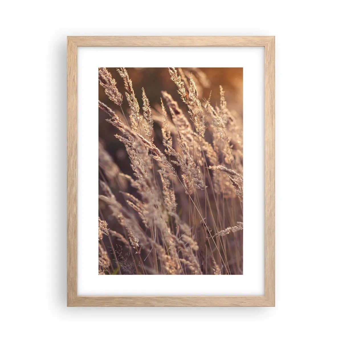 Affiche dans un chêne clair - Poster - Prêt à accueillir l'automne - 30x40 cm