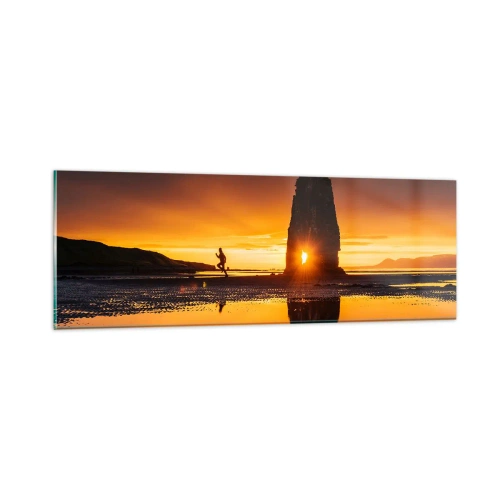 Impression sur verre - Image sur verre - Juste vous et la nature - 90x30 cm