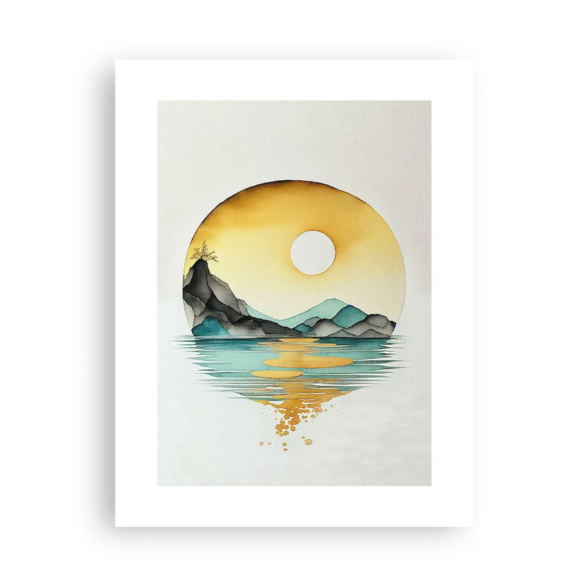 Affiche - Poster - Dans le cercle de la beauté - 30x40 cm