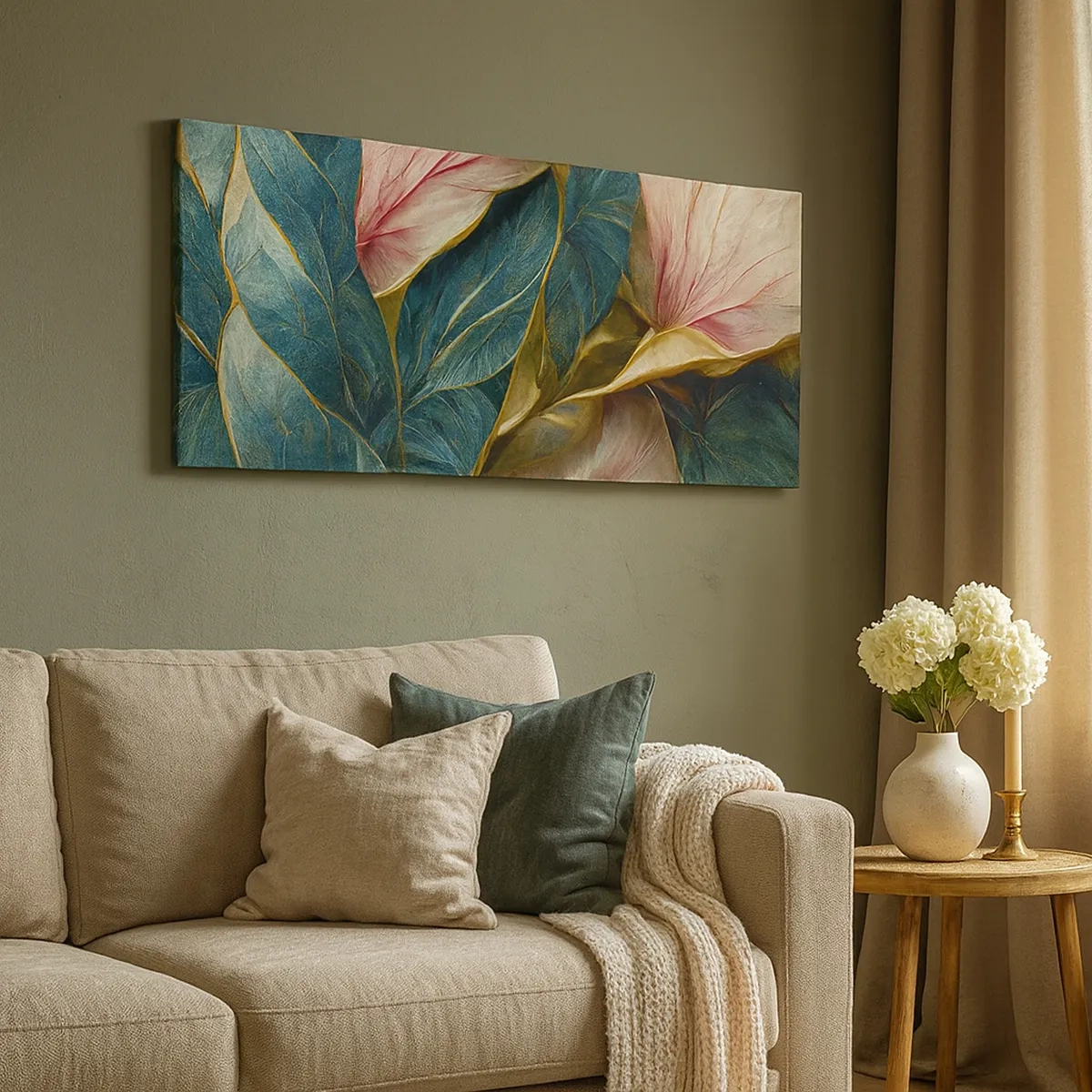 Impression sur toile - Image sur toile - Élégance et style naturels - 30x30 cm