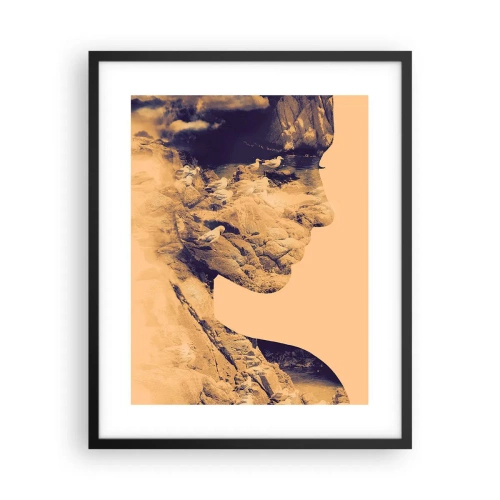 Affiche dans un cadre noir - Poster - Beauté de la nature - 40x50 cm