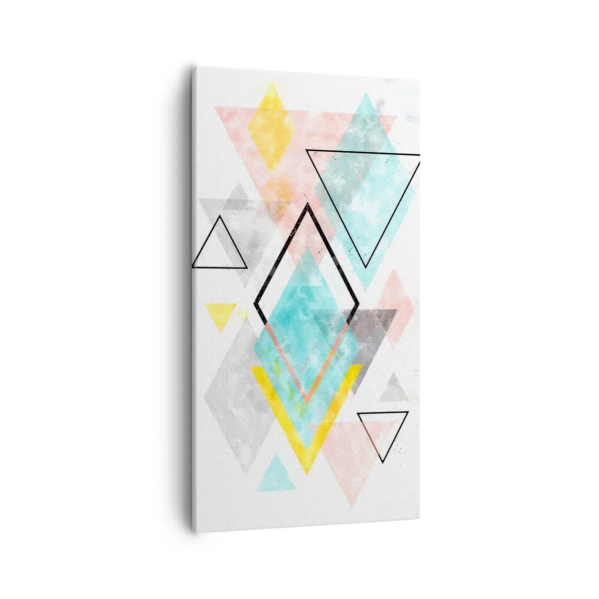 Impression sur toile - Image sur toile - Géométrie facile - 55x100 cm