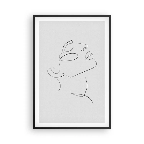 Affiche dans un cadre noir - Poster - Méandre du rêve - 61x91 cm