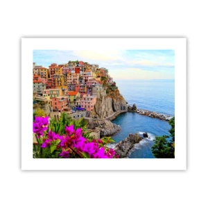 Affiche - Poster - La ville qui rit - 50x40 cm