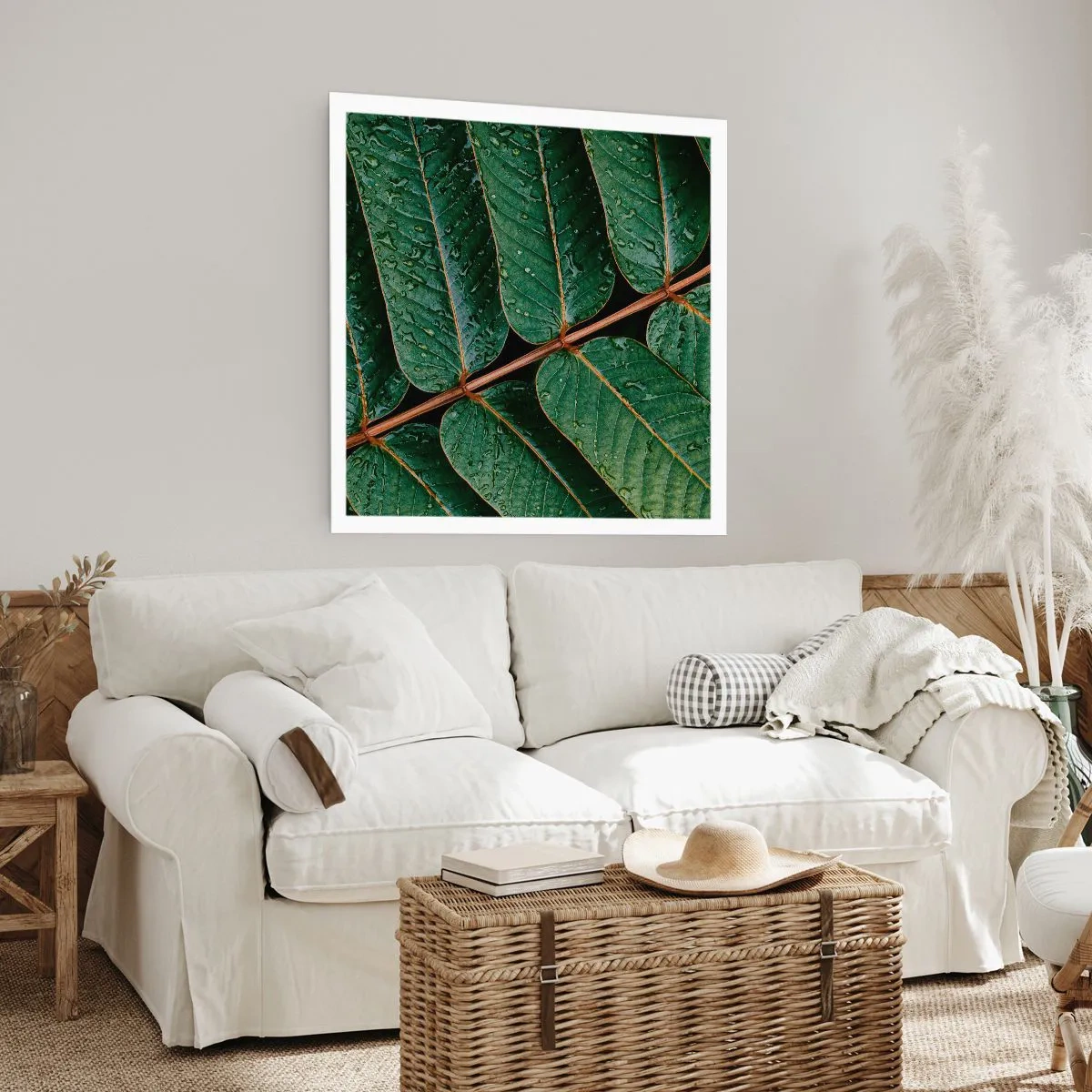 Affiche - Poster - Au rythme de la verdure - 40x40 cm