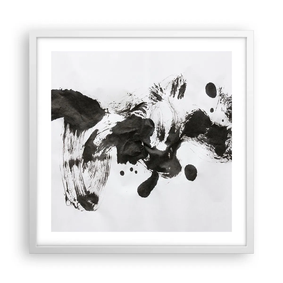 Affiche dans un cadre blanc - Poster - De la méthode dans la folie ? - 50x50 cm