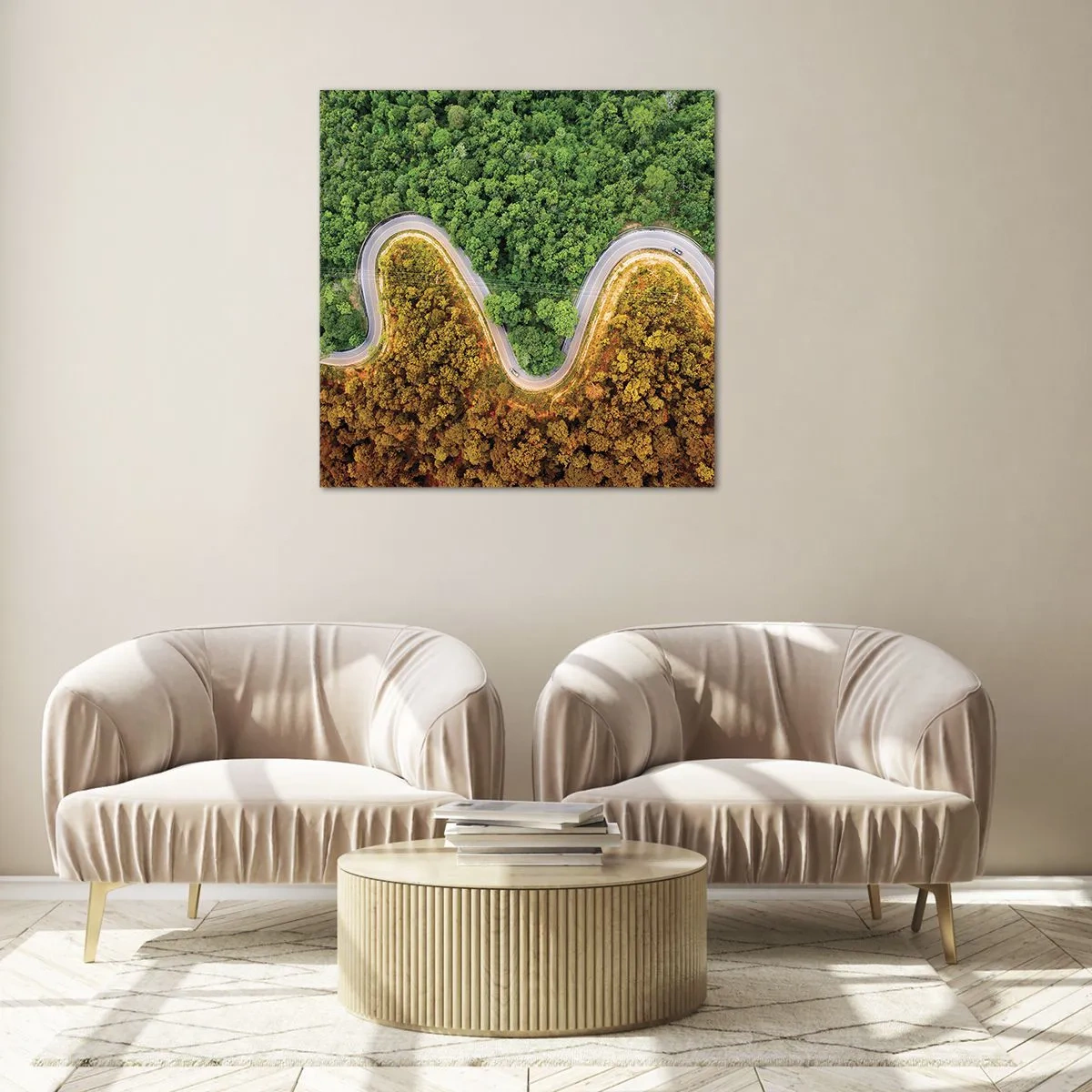 Impression sur verre - Image sur verre - Frontieres et differences - 30x30 cm