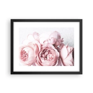 Affiche dans un cadre noir - Poster - Pour les romantiques - 40x30 cm