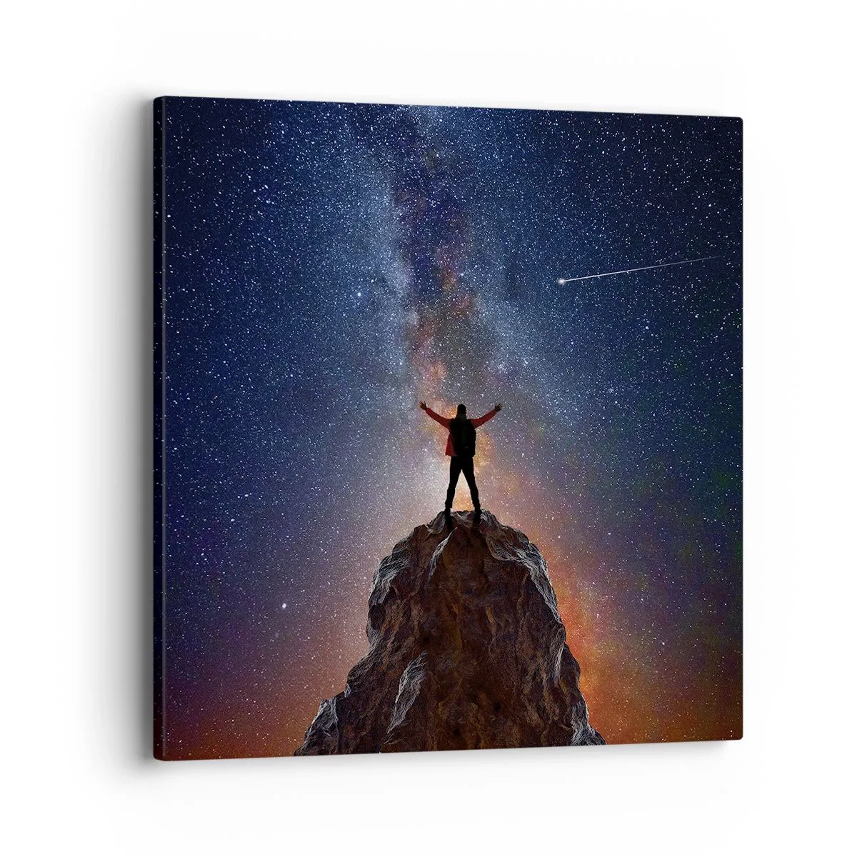 Impression sur toile - Image sur toile - Le force est avec moi! - 40x40 cm