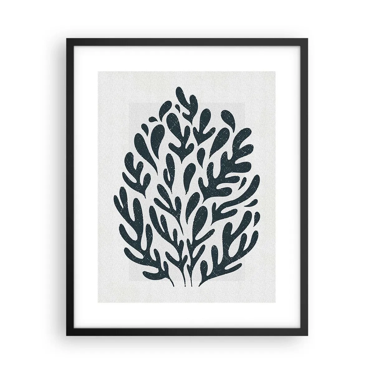Affiche dans un cadre noir - Poster - Formes de la nature - 40x50 cm