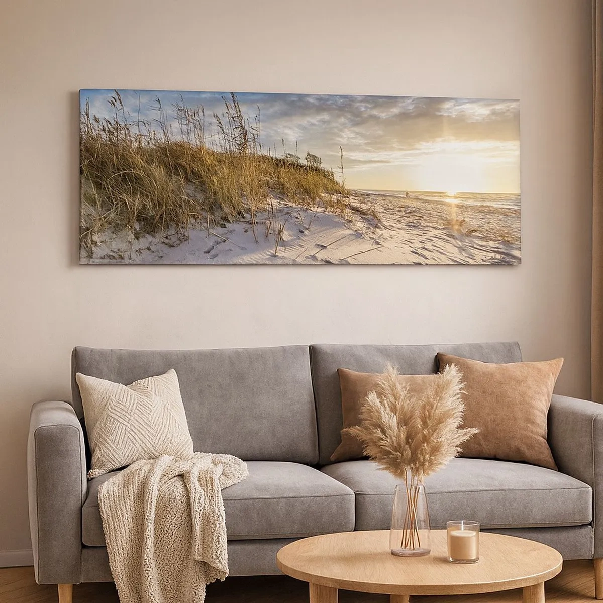 Impression sur toile - Image sur toile - Invitation à la ballade - 100x40 cm