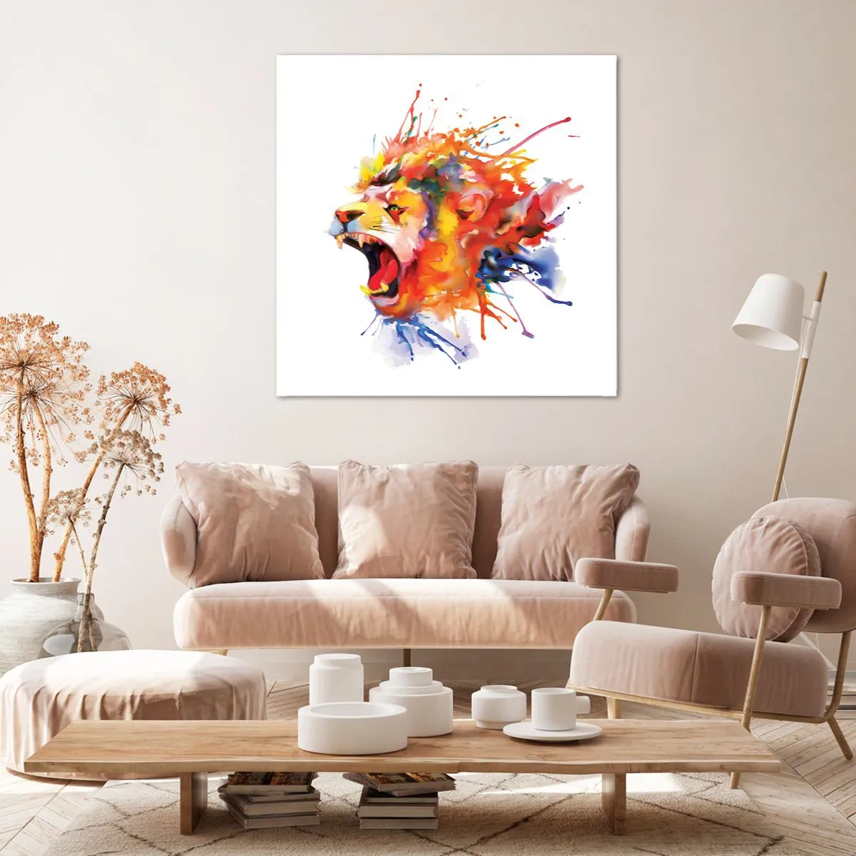 Impression sur toile - Image sur toile - exploser de colère - 60x60 cm