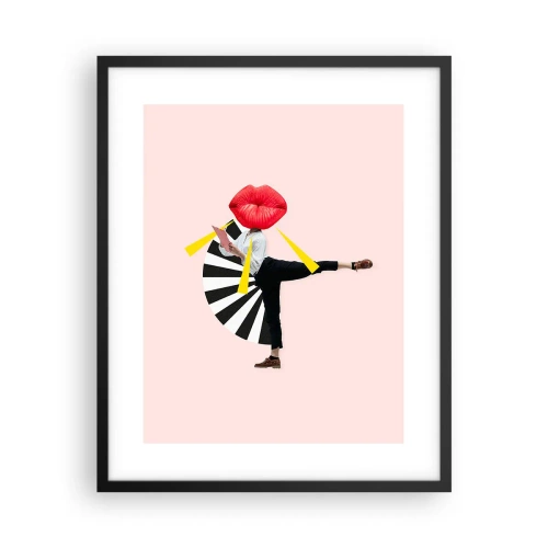 Affiche dans un cadre noir - Poster - Pop-art surréaliste - 40x50 cm