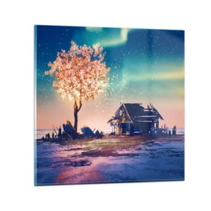 Impression sur verre - Image sur verre - La nature ne passe pas - 30x30 cm