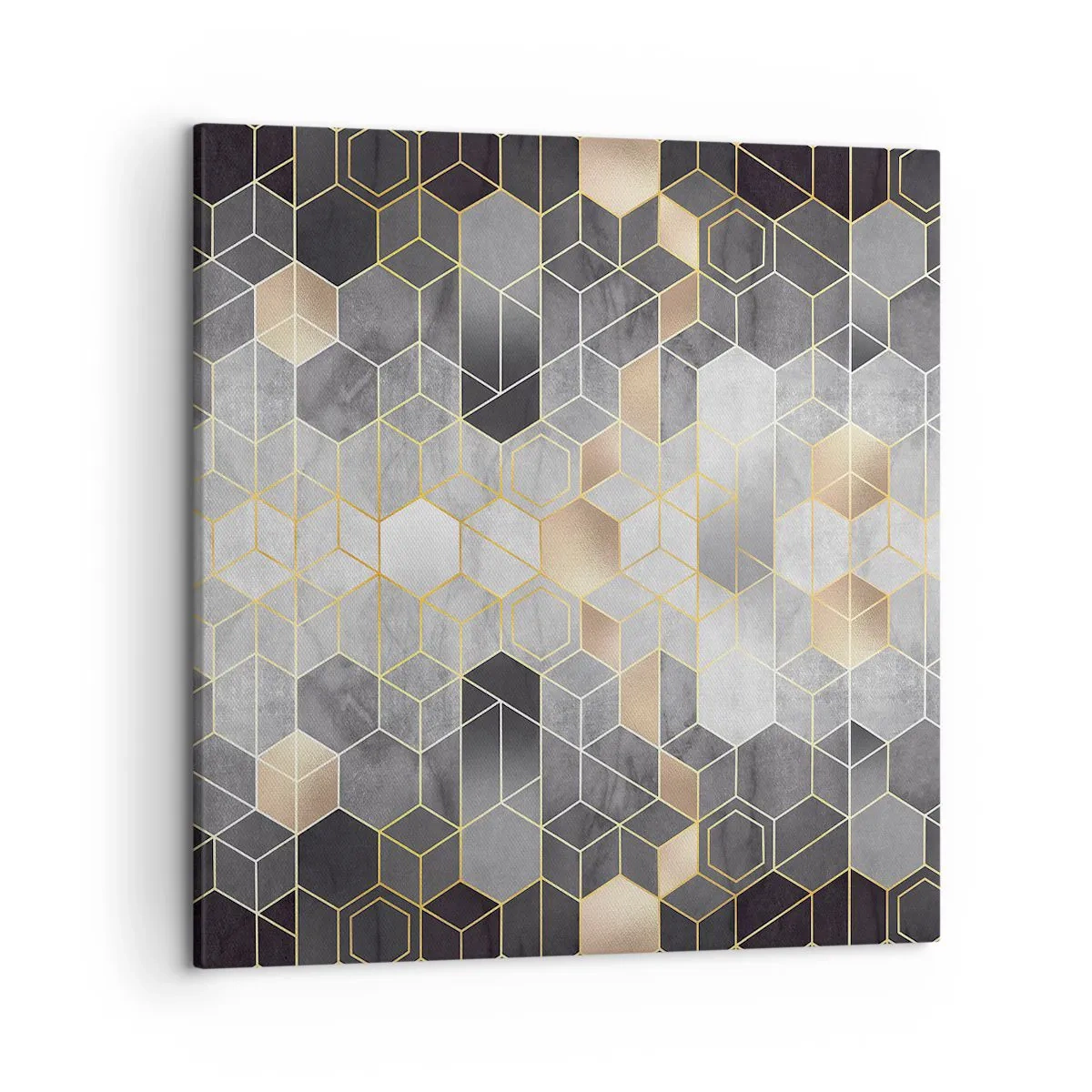 Impression sur toile - Image sur toile - Composition de diamants - 50x50 cm