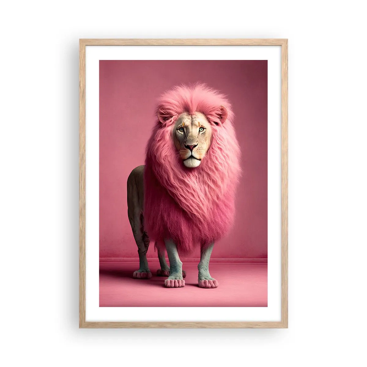 Affiche dans un chêne clair - Poster - Et tu n'as plus peur - 50x70 cm