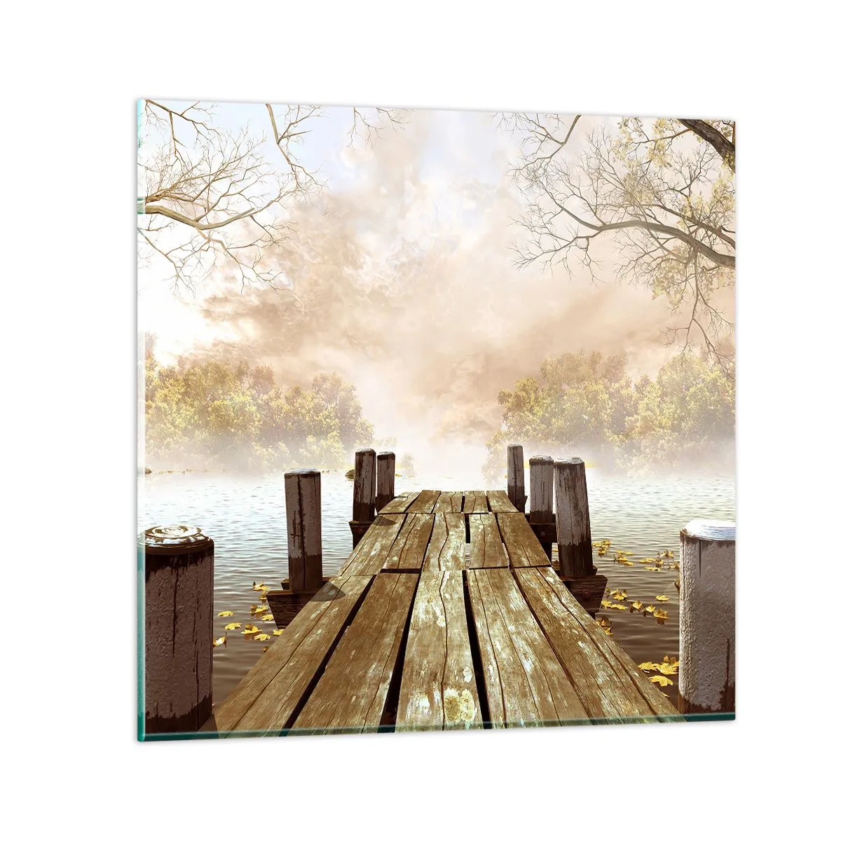 Impression sur verre - Image sur verre - La douce tristesse de l'automne - 40x40 cm