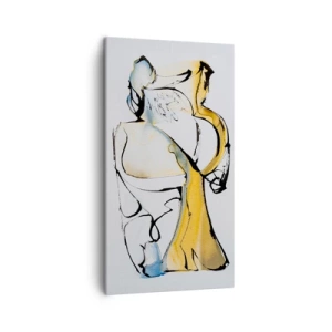 Impression sur toile - Image sur toile - Abstraction du verre - 45x80 cm