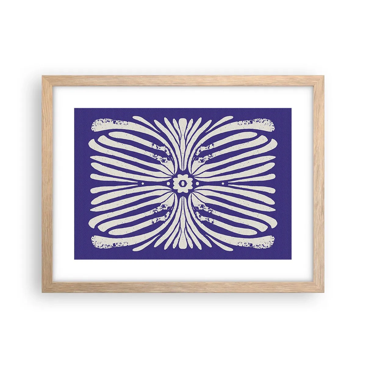 Affiche dans un chêne clair - Poster - Inspirations ethniques - 40x30 cm