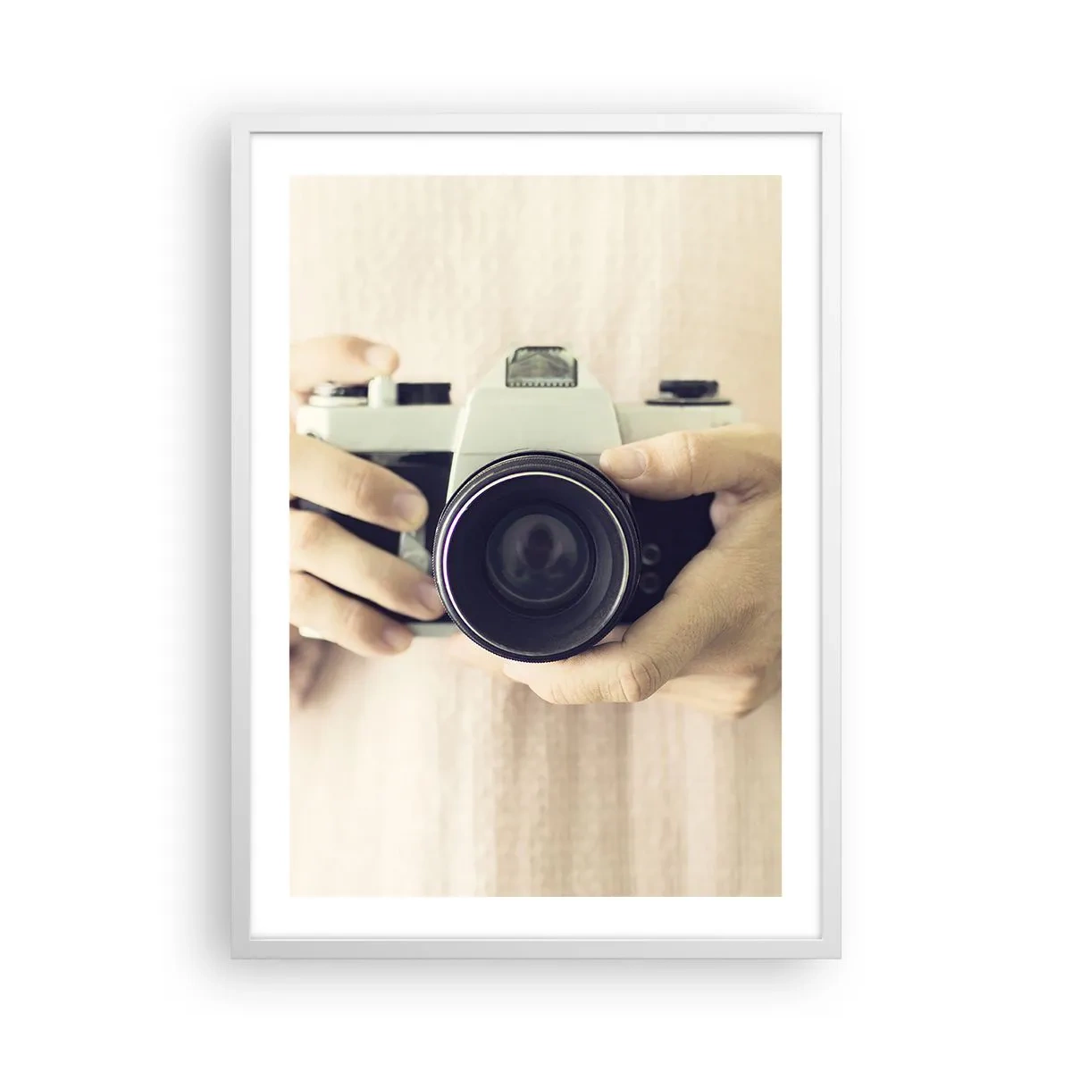 Affiche dans un cadre blanc - Poster - Pour voir plus ... - 50x70 cm