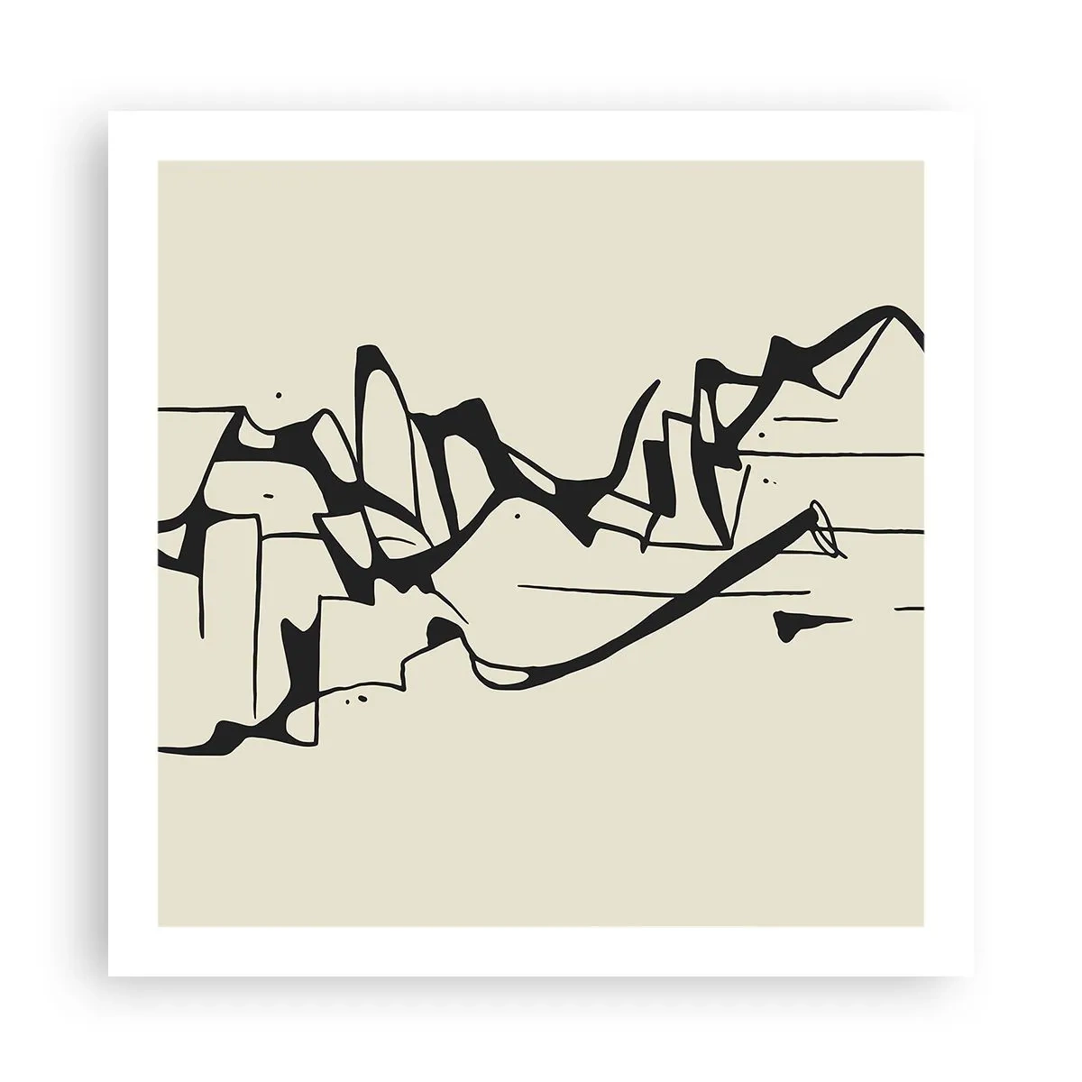 Affiche - Poster - Peut-être un paysage - 60x60 cm