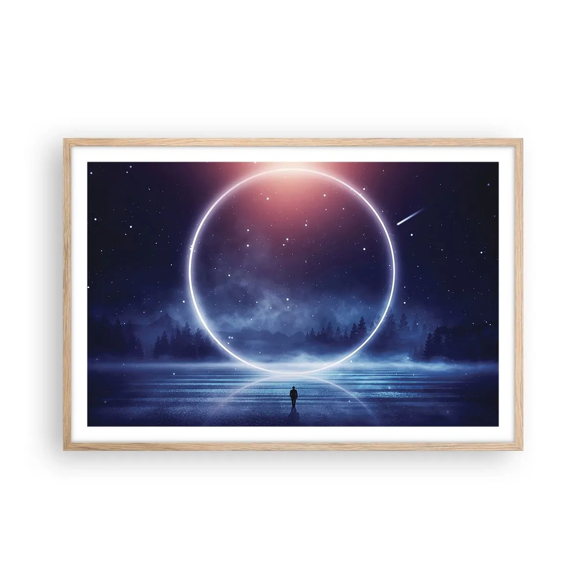 Affiche dans un chêne clair - Poster - Ils sont déjà là... - 91x61 cm