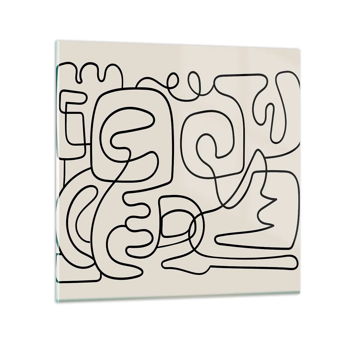 Impression sur verre - Image sur verre - Suivez les indices - 30x30 cm