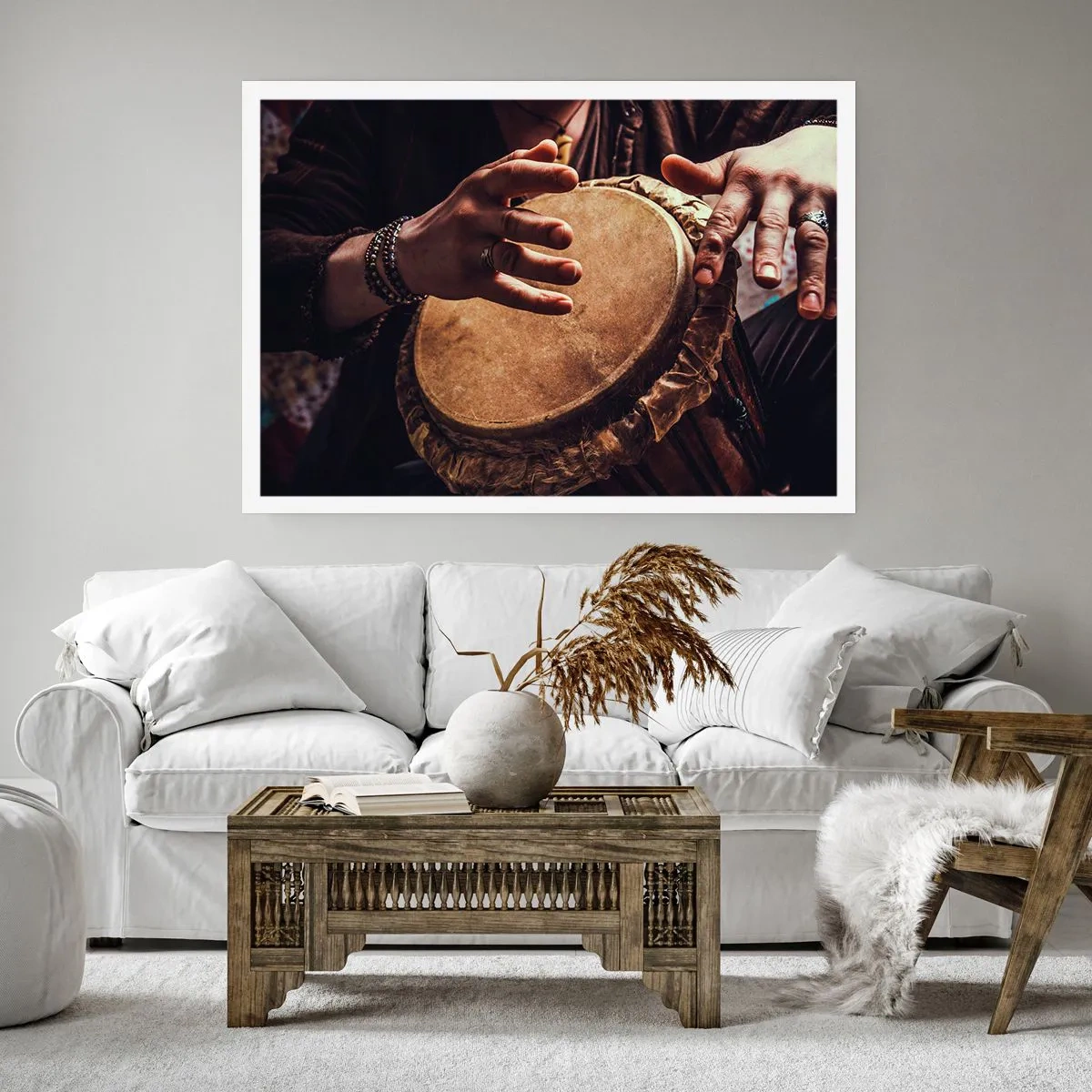 Affiche - Poster - Au rythme du coeur - 50x40 cm