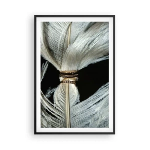 Affiche dans un cadre noir - Poster - ... et je ne te laisserai pas ... - 61x91 cm