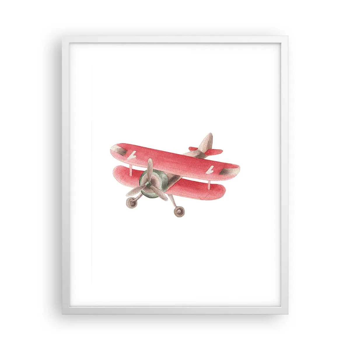 Affiche dans un cadre blanc - Poster - Prêt pour les hauts vols - 40x50 cm