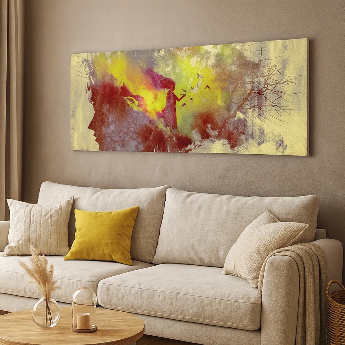 Impression sur toile - Image sur toile - Mère Nature - 30x30 cm