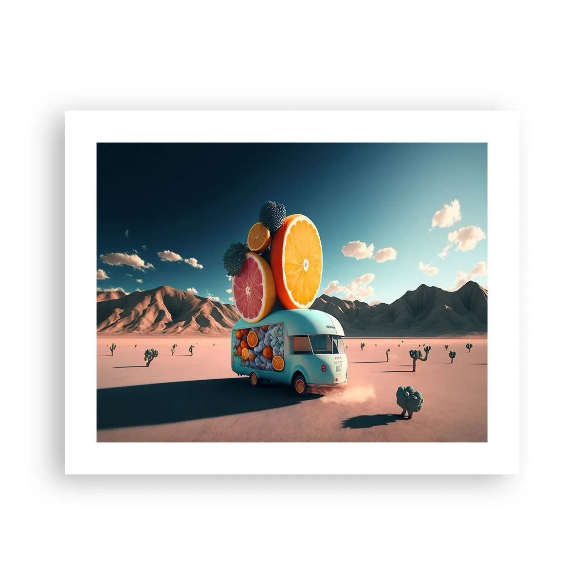 Affiche - Poster - Le goût des vacances - 50x40 cm