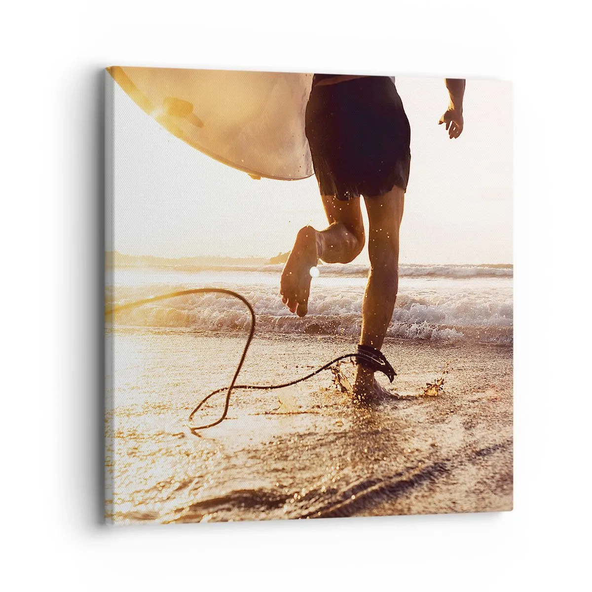 Impression sur toile - Image sur toile - A la rencontre des vagues - 30x30 cm