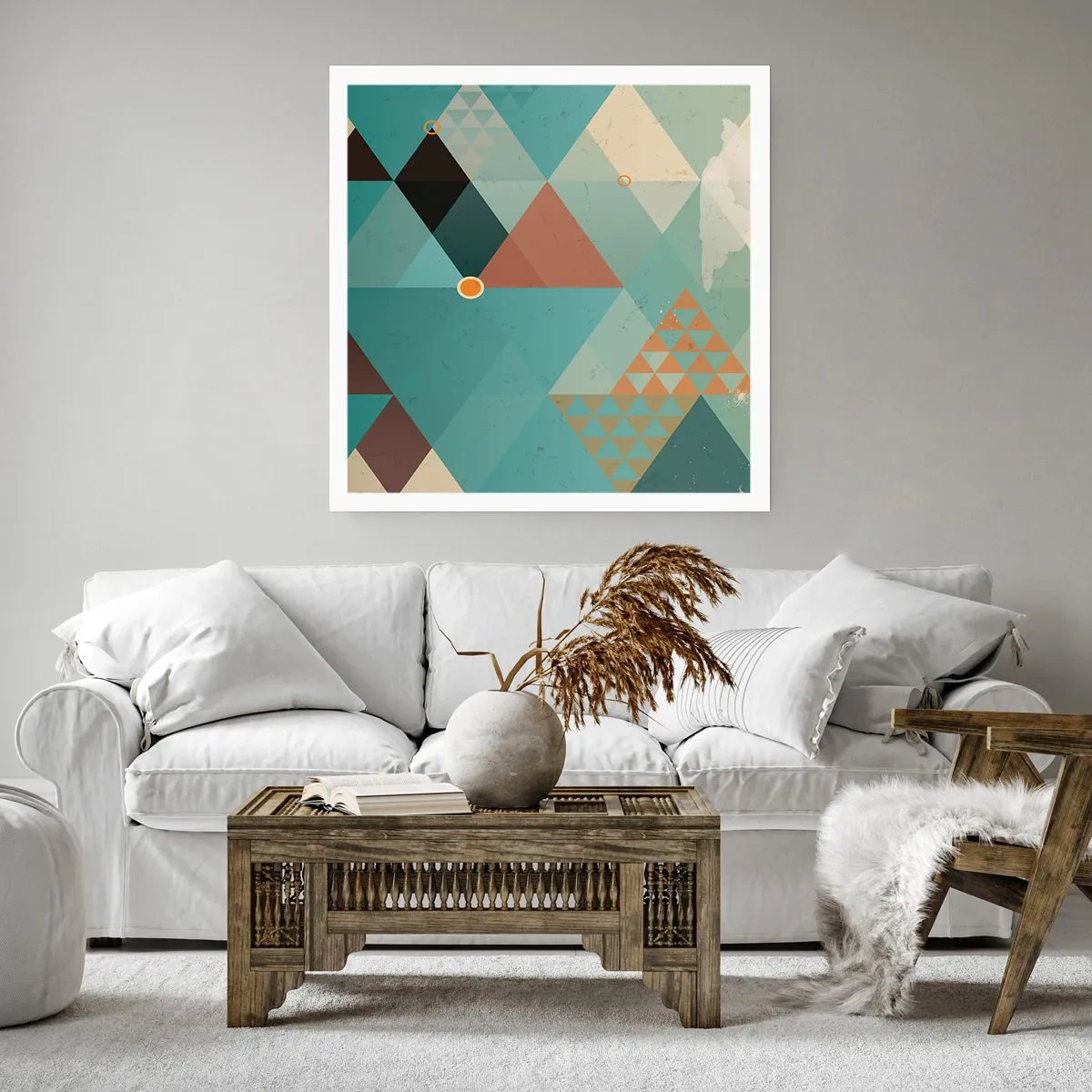 Affiche - Poster - Unité de la multiplicité, multiplicité de l'unité - 30x30 cm