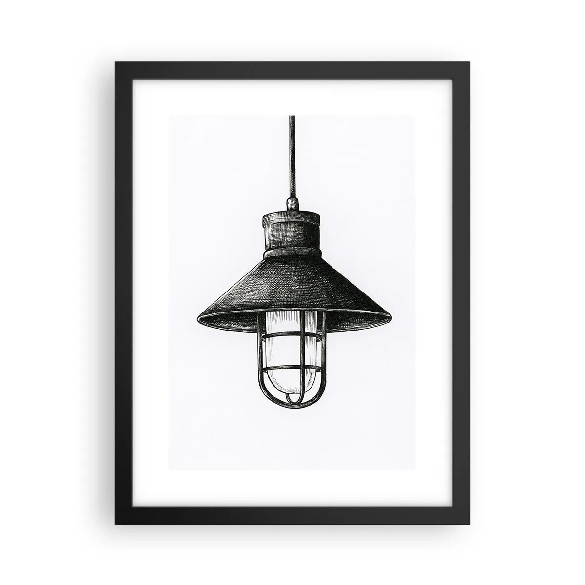 Affiche dans un cadre noir - Poster - Comme il y a des années… - 30x40 cm