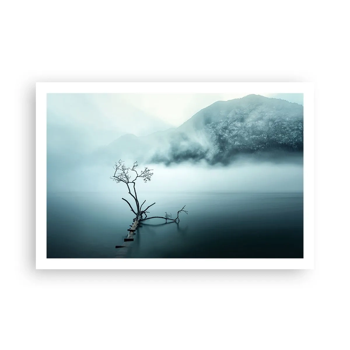 Affiche - Poster - D'eau et de brouillard - 91x61 cm