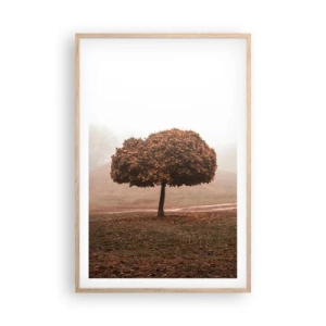 Affiche dans un chêne clair - Poster - Après un été chargé - 61x91 cm