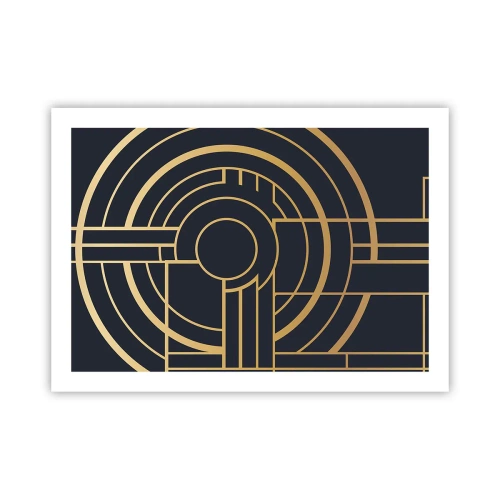 Affiche - Poster - Rotation des éléments - 70x50 cm