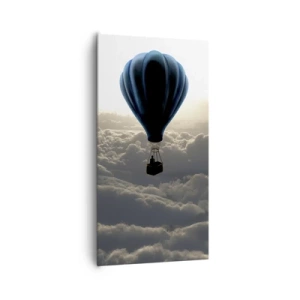 Impression sur toile - Image sur toile - Un vagabond au dessus des nuages - 65x120 cm