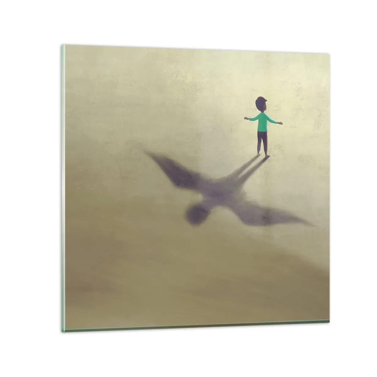 Impression sur verre - Image sur verre - Héros du futur - 50x50 cm