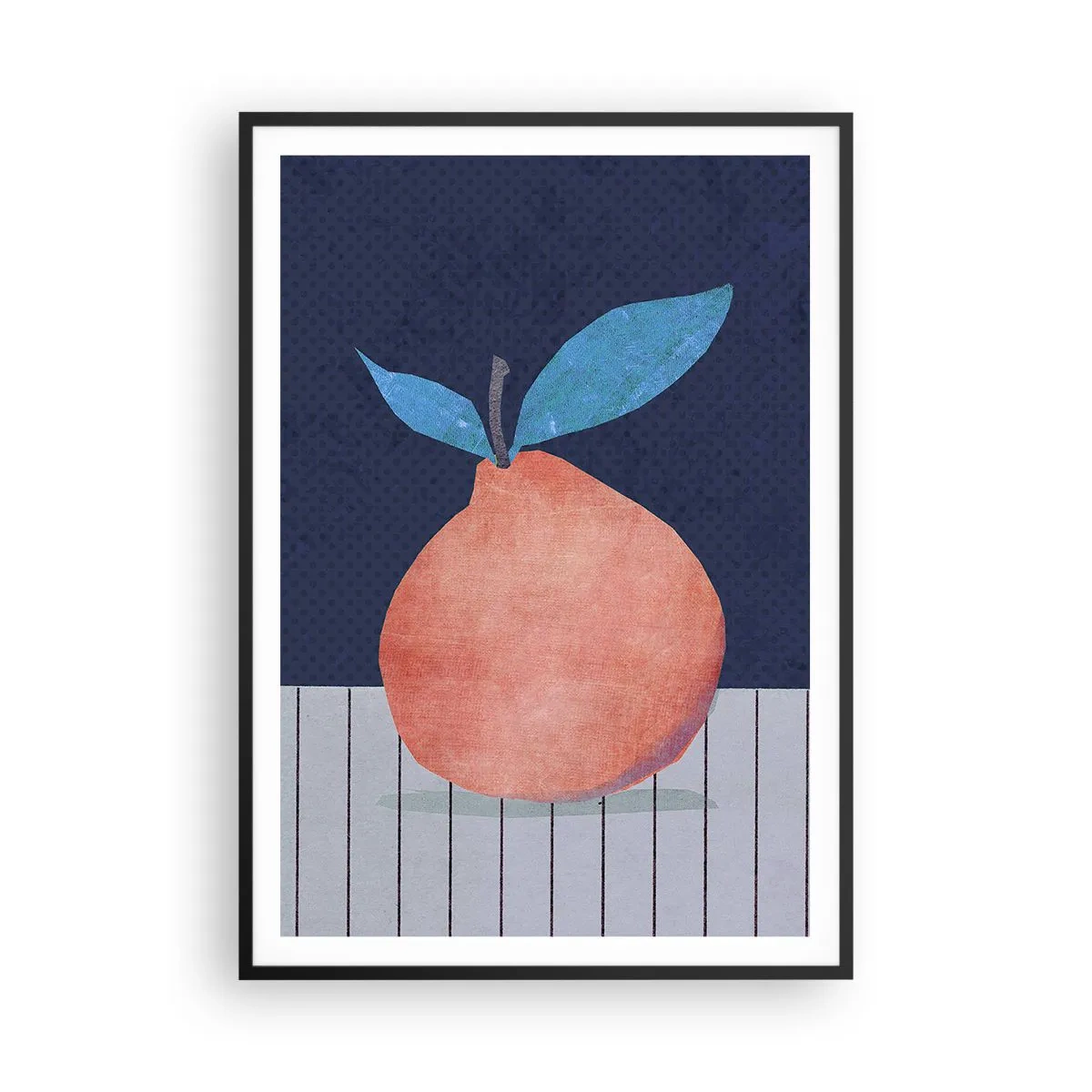 Affiche dans un cadre noir - Poster - Convexité et plan - 70x100 cm