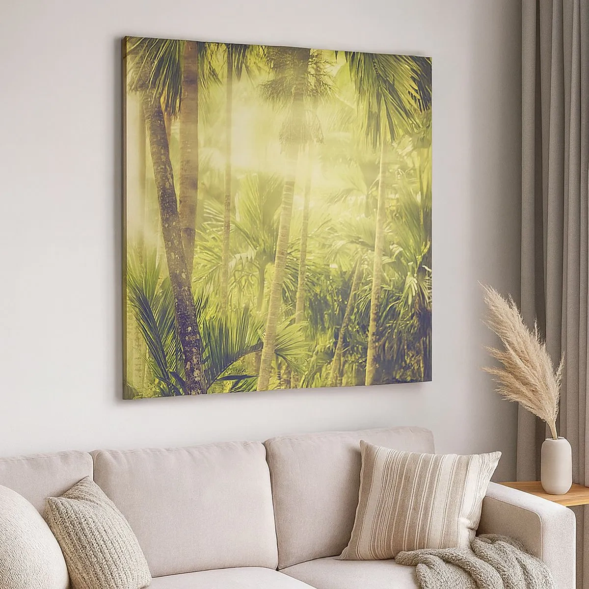 Impression sur toile - Image sur toile - Nature enflammée - 30x30 cm