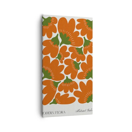 Impression sur toile - Image sur toile - La vie des fleurs - 55x100 cm