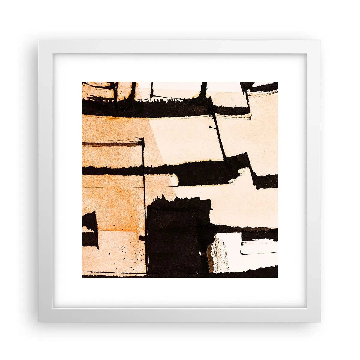 Affiche dans un cadre blanc - Poster - De l’ordre malgré tout - 30x30 cm