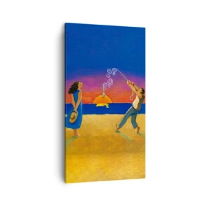 Impression sur toile - Image sur toile - Plus qu'une étoile dans le ciel - 45x80 cm