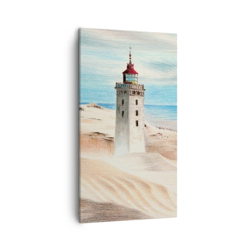 Impression sur toile - Image sur toile - Toujours regarder la mer - 45x80 cm