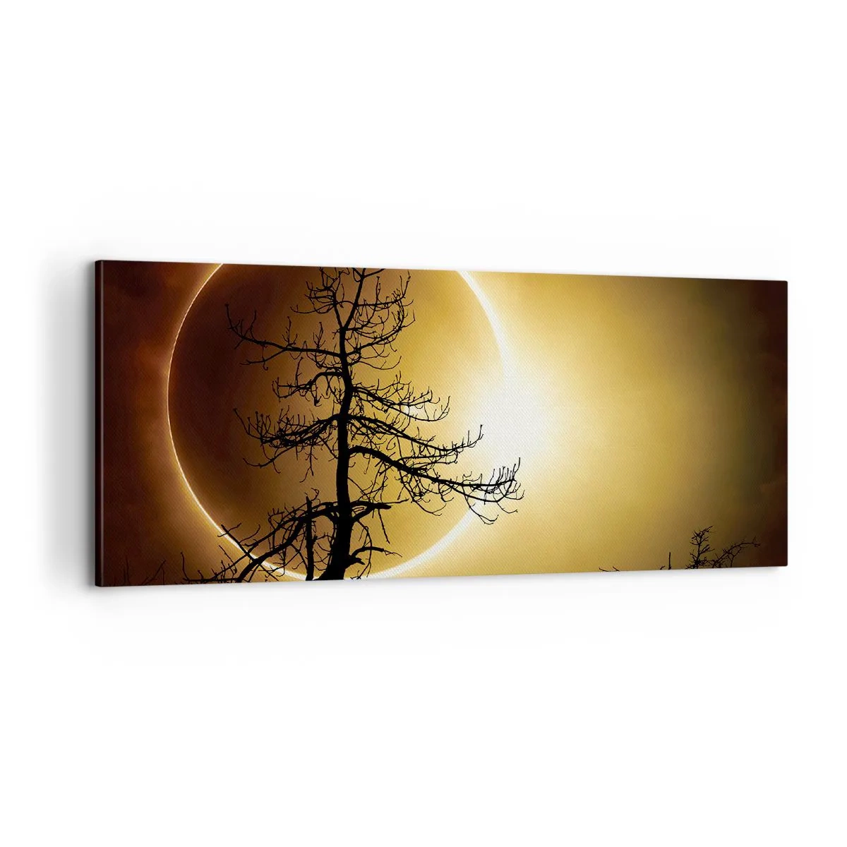 Impression sur toile - Image sur toile - Éclipse totale - 100x40 cm