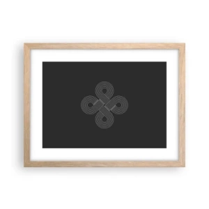 Affiche dans un chêne clair - Poster - Dans l'âme celtique - 40x30 cm